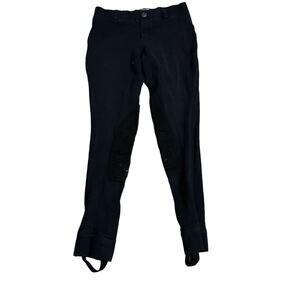 Tuffrider Childrens Starter Lowrise Pullon Riding Tights Black Girls 12